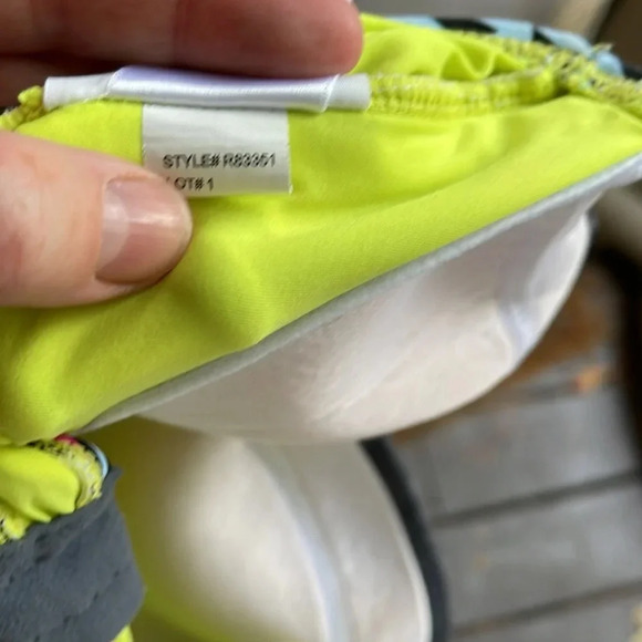 Coco Rave neon bustier style swimsuit size medium 34C cup - Picture 4 of 4